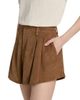 FRAME Women's The Suede Utility Shorts - 4