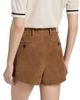 FRAME Women's The Suede Utility Shorts - 5