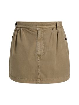 FRAME Women's The Utility Cotton Miniskirt