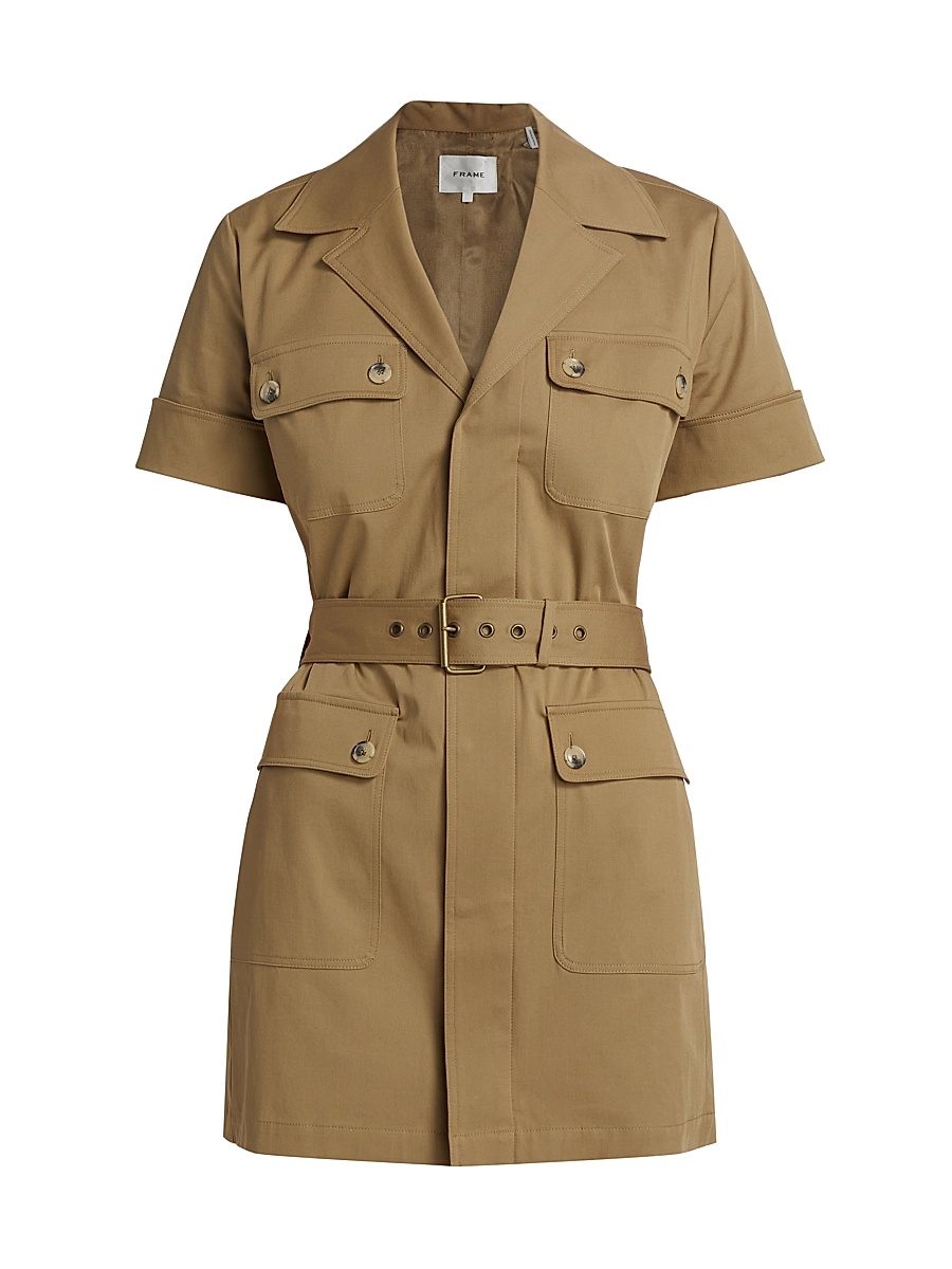 cotton on utility dress Derek Lam 10 Crosby Clotilde Cotton Drill Utility Dress