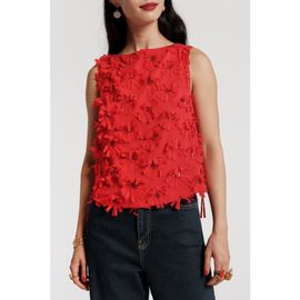 Frances Valentine Frances Valentine Cheree Shell Daisy Applique