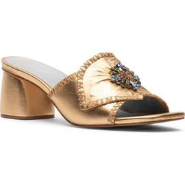 Frances Valentine Frances Valentine Isa Faux Leather Slide Sandal