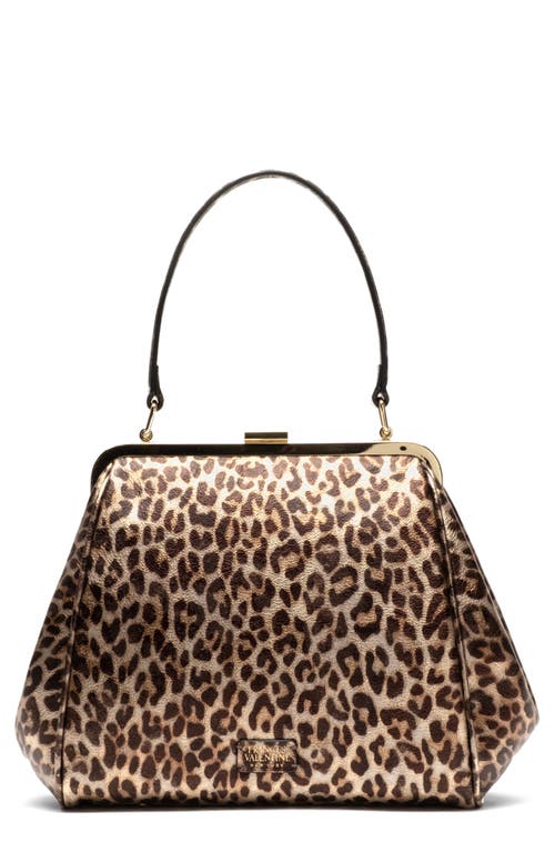 Frances Valentine Frances Valentine Katherine Metallic Leather Frame Bag