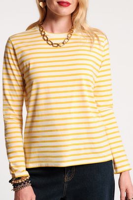 Frances Valentine Frances Valentine Long Sleeve Stripe Tee Stripe