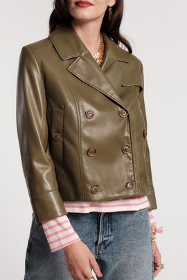 Frances Valentine Frances Valentine Moto Jacket Faux Leather