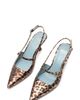 Frances Valentine Frances Valentine Vivi Metallic Leopard Print Pump - 4