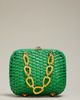 Frances Valentine Hen Wicker Basket Clutch - 2