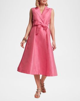 Frances Valentine Lucia Wrap Midi-Dress