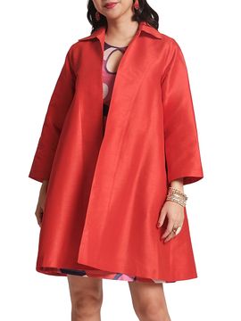 Frances Valentine Women's Charlotte Open-Front Topper Jacket
