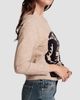 Frances Valentine Women's Darling Floral Merino Wool Cardigan - 3