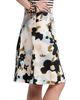 Frances Valentine Women's Marta Floral-Graphic Cotton Knee-Length Skirt - 2
