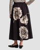 Frances Valentine Women's Phoebe Floral Cotton Midi Skirt - 2