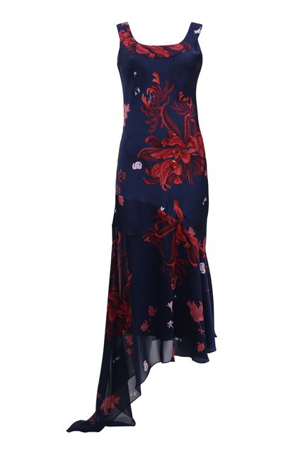 Francesca Miranda Francesca Miranda Blossom Silk Maxi Dress