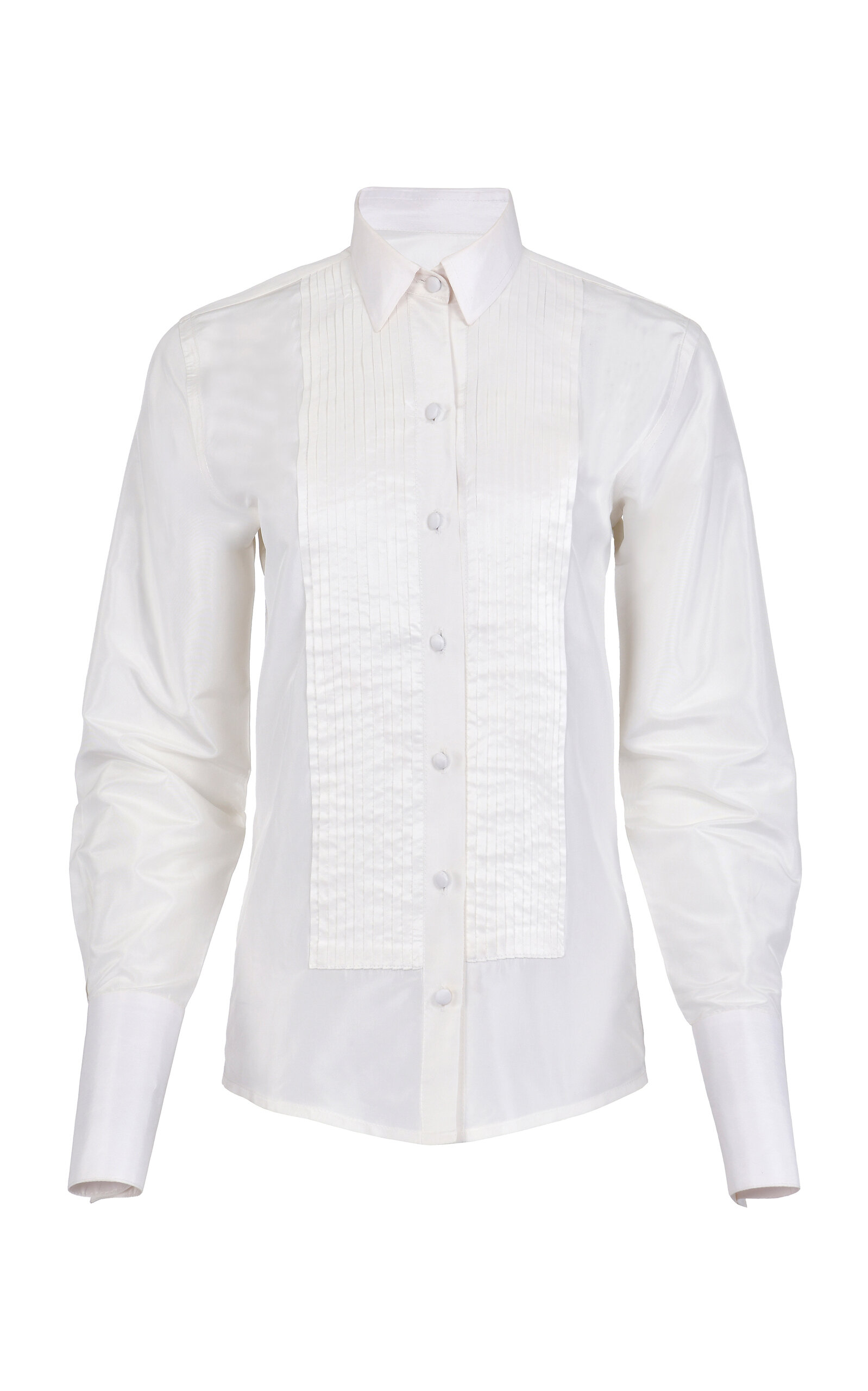 Francesca Miranda Francesca Miranda Classic Tuxedo Silk Taffeta Shirt