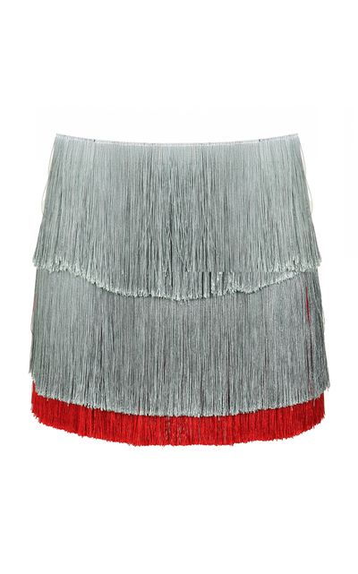 Francesca Miranda Francesca Miranda Starlight Fringe Mini Skirt