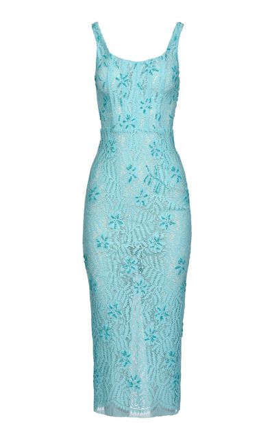 Francesca Miranda Francesca Miranda Stellar CottonLace Midi Dress