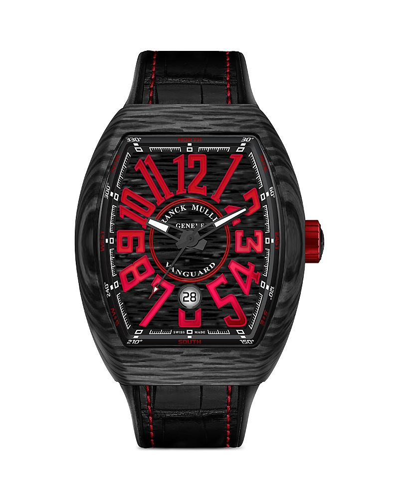 Franck Muller Franck Muller Vanguard Carbon Watch, 53.7mm x 44mm