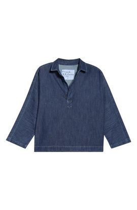 Frank & Eileen Frank & Eileen Denim Popover Top