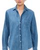Frank & Eileen Frank & Eileen Eileen Denim Relaxed Button Down Shirt Vintage Stonewashed Indigo M - 1