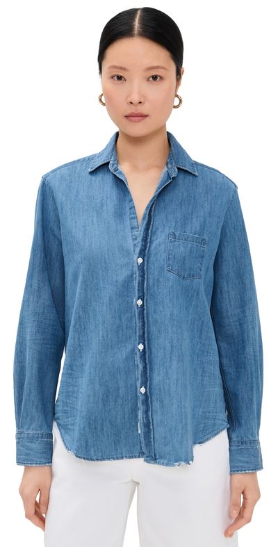 Frank & Eileen Frank & Eileen Eileen Denim Relaxed Button Down Shirt Vintage Stonewashed Indigo M