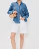 Frank & Eileen Frank & Eileen Eileen Denim Relaxed Button Down Shirt Vintage Stonewashed Indigo M - 5
