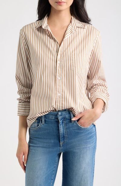 Frank & Eileen Frank & Eileen Eileen Stripe Relaxed Fit Button-Up Shirt