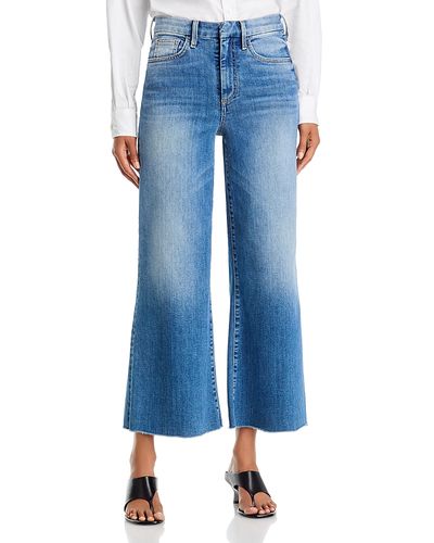 Frank & Eileen Frank & Eileen Galway Cotton Blend Wide Leg Jeans in Medium Wash Blue