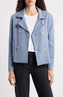 Frank & Eileen Frank & Eileen Mini Belfast Crop Knit Peacoat