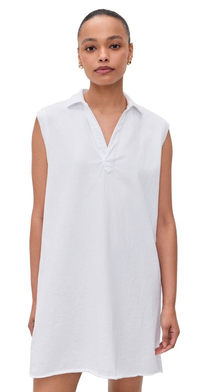 Frank & Eileen Frank & Eileen Mini Lily Polo Dress White