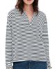 Frank & Eileen Frank & Eileen Patrick Popover Henley White Navy Stripe - 1