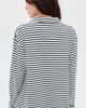 Frank & Eileen Frank & Eileen Patrick Popover Henley White Navy Stripe - 3