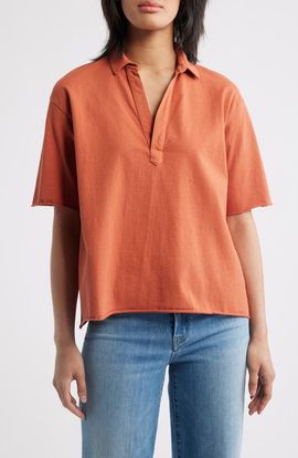 Frank & Eileen Frank & Eileen Patty Popover Henley Top