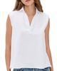 Frank & Eileen Frank & Eileen Popover Collar Tank White M - 1