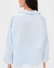 Frank & Eileen Frank & Eileen Popover Collared Shirt French Blue Linen - 3