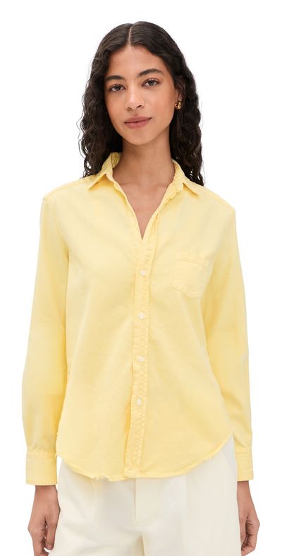 Frank & Eileen Frank & Eileen Relaxed Button-Up Shirt Lemon