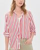 Frank & Eileen Frank & Eileen Relaxed Button-Up Shirt White Red Stripe - 2