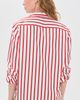 Frank & Eileen Frank & Eileen Relaxed Button-Up Shirt White Red Stripe - 3