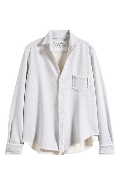 Frank & Eileen Frank & Eileen Relaxed Fit Cotton Terry Button-Up Shirt