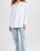 Frank & Eileen Frank & Eileen Shirley Oversized Button-Up Shirt White M - 5