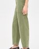 Frank & Eileen Frank & Eileen Twill Barrel Trousers Olive - 4