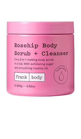 frank body frank body Rosehip Body Scrub + Cleanser 250g