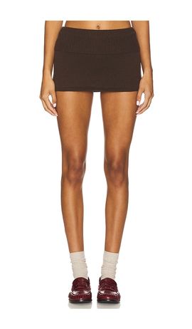 Frankies Bikinis Frankies Bikinis Briar Cloud Knit Skort