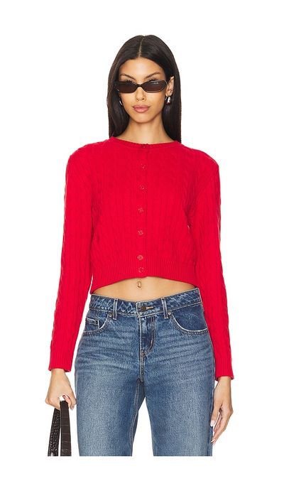Frankies Bikinis Frankies Bikinis Dudley Cable Knit Cardigan
