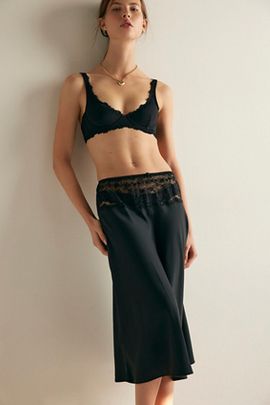 Frankies Bikinis Frankies Bikinis Harper Satin Midi Slip Skirt