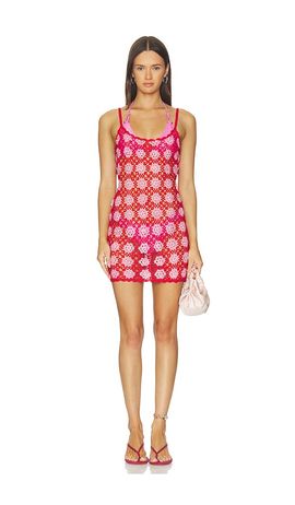 Frankies Bikinis Frankies Bikinis Julie Crochet Mini Dress