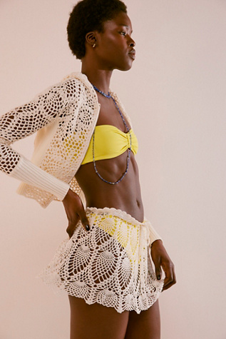 Frankies Bikinis - Lyla Crochet Hoodie
