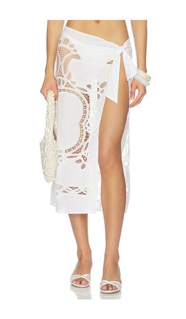 Frankies Bikinis Frankies Bikinis Monaco Cotton Sarong