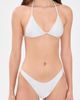 Frankies Bikinis Frankies Bikinis Nick Satin Bikini Top Moon - 5