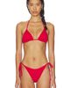 Frankies Bikinis Frankies Bikinis Nick Smocked Bikini Top - 1