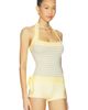 Frankies Bikinis Frankies Bikinis Quinn Cloud Knit Halter Top - 2
